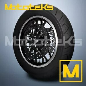 18X5.5 レイザー マグ ホイール ブラック マシン ハーレー ツーリング フロント リム プロディジー スタイル用 18X5.5 RAZOR MAG WHEEL BLACK MACHINE FOR HARLEY TOURING FRONT RIM PRODIGY STYLE 【並行輸入品】