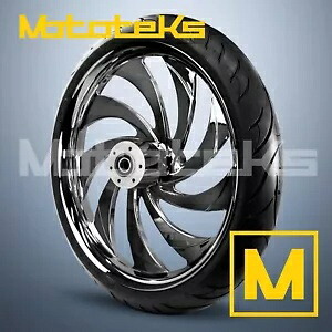 23インチ 23X3.5 VAIN MAG ホイール オールブラック インディアン ツーリング バガー ブラック タイヤ用 23\