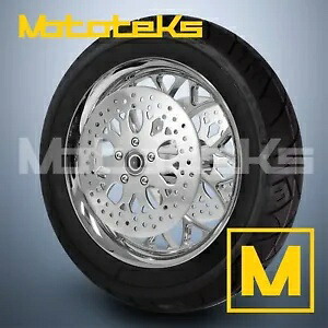 18インチ 18x3.5 ウイルスマグホイール クローム ハーレーツーリングバガーフロント用 18\