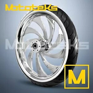 23インチ 23X3.5 VAIN MAG ホイール クローム インディアン ツーリング バガー ホワイト タイヤ用 23\