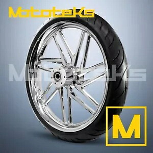 23インチ 23X3.5 RAY MAG ホイール クローム インディアン ツーリング バガー ブラック タイヤ用 23" 23X3.5 RAY MAG WHEEL CHROME FOR INDIAN TOURING BAGGER BLACK TIRE 【並行輸入品】｜カスタムパーツ WORLD倉庫
