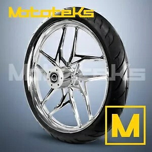 23インチ 23X3.5 HERO MAG ホイール クローム インディアン ツーリング バガー ブラック タイヤ用 23\\\