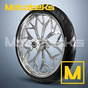 23インチ 23X3.5 VENOM MAG ホイール クローム インディアン ツーリング バガー ブラック タイヤ用 23\\\