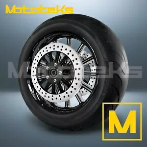 16インチ 16X3.5 サーティーンマグ鍛造ホイールマシン ハーレーツーリングバガーフロント用 16\