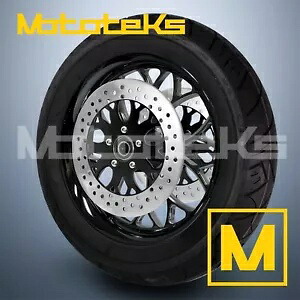 16インチ 16x3.5 ウイルスマグホイール ブラックマシン ハーレーツーリングバガーフロント用 16" 16x3.5 VIRUS MAG WHEEL BLACK MACHINE FOR HARLEY TOURING BAGGER FRONT 【並行輸入品】|カスタムパーツ WORLD倉庫