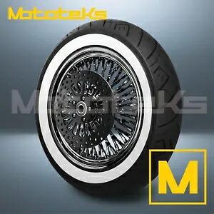 18インチ 18X5.5 カリ ファット スポーク ホイール 52 ステンレス ハーレー ソフテイル ダイナ リアリム用 18\