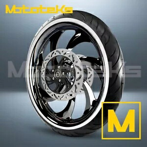 21インチ 21x3.25 ストームマグホイール ブラック ハーレーツーリングバガーフロント用 21" 21x3.25 STORM MAG WHEEL BLACK FOR HARLEY TOURING BAGGER FRONT 【並行輸入品】｜カスタムパーツ WORLD倉庫 176,550円