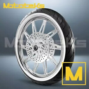 21インチ 21x3.25 エッジ マグ ホイール クローム ハーレー ツーリング バガー フロント用 21" 21x3.25 EDGE MAG WHEEL CHROME FOR HARLEY TOURING BAGGER FRONT 【並行輸入品】｜カスタムパーツ WORLD倉庫