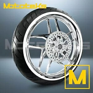 23インチ 23x3.5 HERO MAG ホイール クローム ハーレー ソフテイル フロント用 23" 23x3.5 HERO MAG WHEEL CHROME FOR HARLEY SOFTAIL FRONT 【並行輸入品】｜カスタムパーツ WORLD倉庫