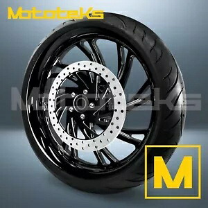 16インチ 16X5.5 NEO MAG ホイール ブラック ハーレーツーリング バガークッシュ リア用 16" 16X5.5 NEO MAG WHEEL BLACK FOR HARLEY TOURING BAGGER CUSH REAR 【並行輸入品】｜カスタムパーツ WORLD倉庫