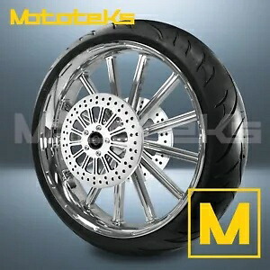 23インチ 23x3.5 サーティーンマグホイール ハーレーツーリングバガーフロント用 クローム 23" 23x3.5 THIRTEEN MAG WHEEL CHROME FOR HARLEY TOURING BAGGER FRONT 【並行輸入品】|カスタムパーツ WORLD倉庫