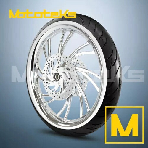 23インチ 23x3.5 NEO MAG ホイール クローム ハーレーツーリングバガーフロント用 23" 23x3.5 NEO MAG WHEEL CHROME FOR HARLEY TOURING BAGGER FRONT 【並行輸入品】|カスタムパーツ WORLD倉庫