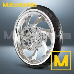 23インチ 23x3.5 ストームマグホイール クローム ハーレーツーリングバガーフロント用 23" 23x3.5 STORM MAG WHEEL CHROME FOR HARLEY TOURING BAGGER FRONT 【並行輸入品】｜カスタムパーツ WORLD倉庫