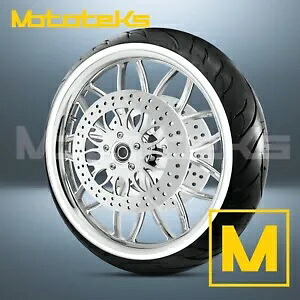 23インチ 23x3.5 レイブ マグ ホイール クローム ハーレー ツーリング バガー フロント用 23" 23x3.5 RAVE MAG WHEEL CHROME FOR HARLEY TOURING BAGGER FRONT 【並行輸入品】｜カスタムパーツ WORLD倉庫