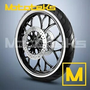 23インチ 23x3.5 ウイルスマグホイール ブラック ハーレーツーリングバガーフロント用 23" 23x3.5 VIRUS MAG WHEEL BLACK FOR HARLEY TOURING BAGGER FRONT 【並行輸入品】|カスタムパーツ WORLD倉庫