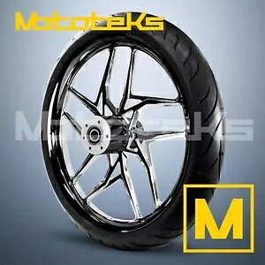 23 インチ 23X3.5 HERO MAG ホイール ブラック マシン インディアン ツーリング バガー ブラック タイヤ用 23\