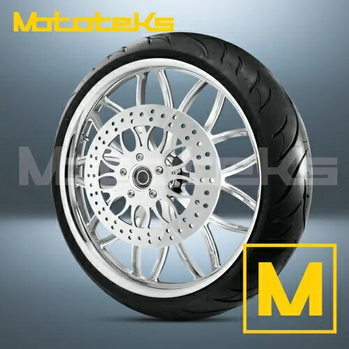 26インチ 26x3.75 レイブ マグ ホイール クローム ハーレー ソフテイル フロント用 26" 26x3.75 RAVE MAG WHEEL CHROME FOR HARLEY SOFTAIL FRONT 【並行輸入品】｜カスタムパーツ WORLD倉庫