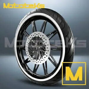 26インチ 26x3.75 エッジ マグ ホイール ブラック ハーレー ソフテイル フロント用 26\