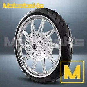 26インチ 26X3.5 エッジ鍛造マグホイール ハーレーツーリングバガーフロントリム用 クローム 26\