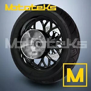 18インチ 18X5.5 ウイルスマグホイール ブラック ハーレーツーリングバガークッシュリア用 18\