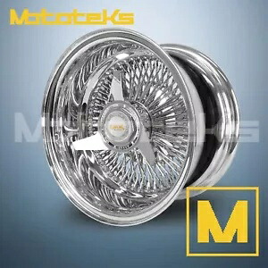 17X9 ルクソール ワイヤー ホイール 100 ストレート REV クローム リム アダプター ノックオフ ハンマー 17X9 LUXOR WIRE WHEELS 100 STRAIGHT REV CHROME RIMS ADAPTER KNOCK OFF HAMMER 【並行輸入品】