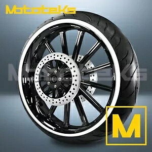 23インチ 23x3.5 サーティーンマグホイール ブラック ハーレーツーリングバガーフロント用 23" 23x3.5 THIRTEEN MAG WHEEL BLACK FOR HARLEY TOURING BAGGER FRONT 【並行輸入品】|カスタムパーツ WORLD倉庫
