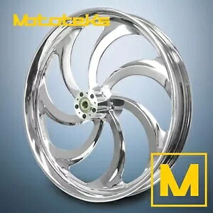30インチ 30X4.0 ストーム鍛造マグホイール ハーレーツーリングバガーフロントリム用 クローム 30\