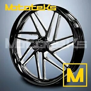 30インチ 30X4.00 RAY MAG ホイール ブラック マシン インド 2012-現在のツーリングバガー用 30" 30X4.00 RAY MAG WHEEL BLACK MACHINE FOR INDIAN 2012-PRESENT TOURING BAGGER 【並行輸入品】｜カスタムパーツ WORLD倉庫