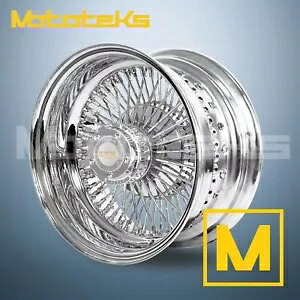 13X5.5 ルクソール ワイヤー ホイール 72 ストレート レブ リム クローム シングル 1 個セット 13X5.5 LUXOR WIRE WHEELS 72 STRAIGHT REV RIM CHROME SINGLE 1 PIECE SET 【並行輸入品】｜カスタムパーツ WORLD倉庫
