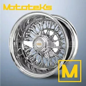13X5.5 ルクソール ワイヤー ホイール 72 クロス レブ リム クローム シングル 1 個セット 13X5.5 LUXOR WIRE WHEELS 72 CROSS REV RIM CHROME SINGLE 1 PIECE SET 【並行輸入品】