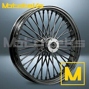 21X3.5 ファット スポーク ホイール 40 ステンレス ハーレー ソフテイル スポーツスター ダイナ フロント用 21X3.5 FAT SPOKE WHEEL 40 STAINLESS FOR HARLEY SOFTAIL SPORTSTER DYNA FRONT 【並行輸入品】