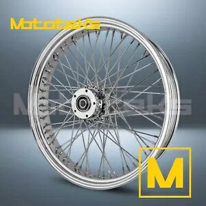 23X3.5 60 スポーク ホイール ステンレス ハーレー ソフテイル用 フロント ホイールのみ (TR) 23X3.5 60 SPOKE WHEEL STAINLESS FOR HARLEY SOFTAIL FRONT WHEEL ONLY (TR) 【並行輸入品】