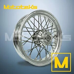 18インチ 18X4.25 40 スポーク ホイール ステンレス ハーレー ソフテイル用 リアホイールのみ (TR) 18\