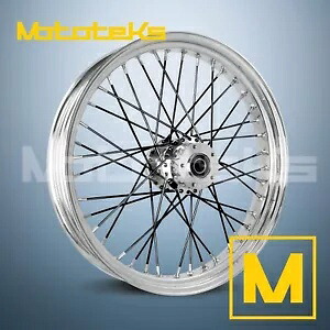 21X3.5 40 スポーク ホイール ステンレス ハーレー ツーリング バガー用 フロント ホイールのみ (TR) 21X3.5 40 SPOKE WHEEL STAINLESS FOR HARLEY TOURING BAGGER FRONT WHEEL ONLY (TR) 【並行輸入品】