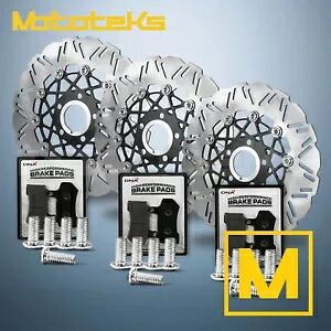 11.8 ハーレー フローティングメッシュローター ブレーキパッド付き ツーリングバガー用 フロント＆リアセット 11.8 HARLEY FLOAITNG MESH ROTOR W/ BRAKE PAD FOR TOURING BAGGER FRONT&REAR SET 【並行輸入品】