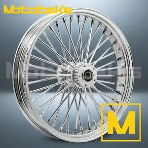 26インチ 26X3.5 ファット スポーク ホイール ハーレー ソフテイル モデル フロント用 40 ステンレス スポーク 26\