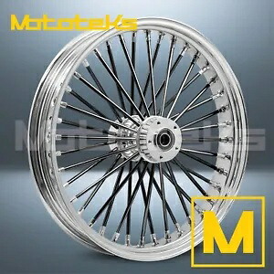 23インチ 23X3.5 ファット スポーク ホイール ハーレー ツーリング バガー フロント用 40 ステンレス スポーク 23\