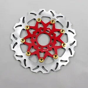 レッドゴールド フロント ブレーキ ローター ディスク ハーレー スポーツスター 883 1200 ソフテイル FLSTF FXSB用 Red Gold Front Brake Rotor Disc for Harley Sportster 883 1200 Softail FLSTF FXSB 【並行輸入品】