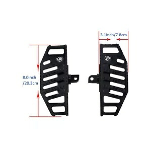 ブラック ミニ ドライバー フット フロアボード ハーレー 84-17 FXDB FXSB FXDF FXDWG FXDC 用 Black Mini Driver Foot Floorboards for Harley 84-17 FXDB FXSB FXDF FXDWG FXDC 【並行輸入品】