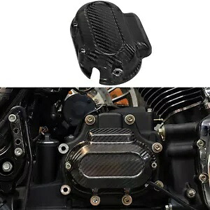 カーボンファイバートランスミッションサイドカバー ハーレー FLHR FLHX FLTRX FLHT FLHTK 17-23用 Carbon Fiber Transmission Side Cover for Harley FLHR FLHX FLTRX FLHT FLHTK 17-23 【並行輸入品】