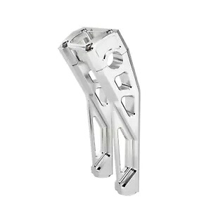 シルバー プルバック 1.0 インチ バー ライザー クランプ ハーレー 18-23 ストリート ボブ FXST FXLRST 用 Silver Pullback 1.0\