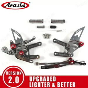 ヤマハ YZF R6 2006 - 2016 YZF-R6 嵐 2.0 レーシング リアセット フットレスト グレー For Yamaha YZF R6 2006 - 2016 YZF-R6 Arashi 2.0 Racing Rearsets Footrest Gray 【並行輸入品】