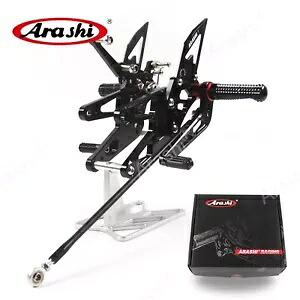 ヤマハ YZF R6 2003 2004 2005 YZF-R6 嵐調整可能なリアセットフットペグ For Yamaha YZF R6 2003 2004 2005 YZF-R6 Arashi Adjustable Rearsets Foot Pegs 【並行輸入品】 53,460円