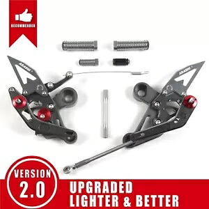レーシングフットレストリアセット YamahaMT-09 FZ09 クイックシフト 2014 - 2020 2015 2016 Racing Footrest Rearsets For YamahaMT-09 FZ09 Quick Shift 2014 - 2020 2015 2016 【並行輸入品】