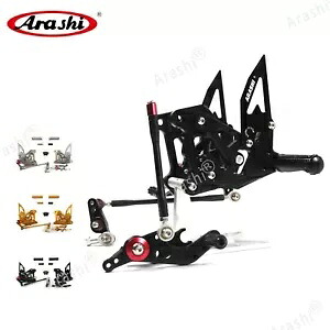 MV アグスタ Brutale 675 800 2012 - 2016 嵐調整可能なリアセットフットレスト For MV AGUSTA Brutale 675 800 2012 - 2016 Arashi Adjustable Rearsets Footrest 【並行輸入品】