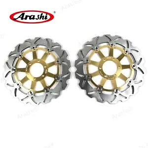 ヤマハ TRX850 1995-2000 TDM850 1991-2001 1999 嵐フロントブレーキディスクローターに適合 Fit Yamaha TRX850 1995-2000 TDM850 1991-2001 1999 Arashi Front Brake Disc Rotor 【並行輸入品】