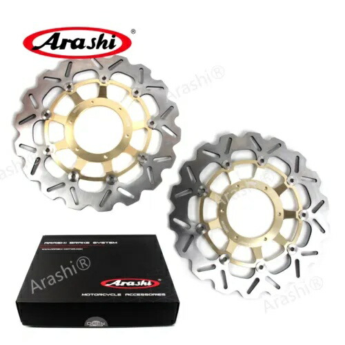 嵐 フロント ブレーキ ディスク ローター ホンダ CBR1000RR 2004 2005 CB1000R 2008 - 2017用 Arashi Front Brake Disc Rotors for Honda CBR1000RR 2004 2005 CB1000R 2008 - 2017 【並行輸入品】