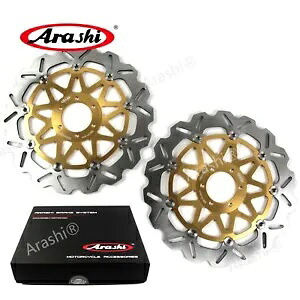 ヤマハ XJR 1200 1995 1996 1997 1998 XJR1200 フロント ブレーキ ディスク ローター ゴールドに適合 Fit Yamaha XJR 1200 1995 1996 1997 1998 XJR1200 Front Brake Disc Rotors Gold 【並行輸入品】