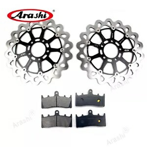 フロントブレーキディスク + ブレーキパッドスズキ隼 GSX1300R 1999 - 2007 2002 2003 Front Brake Disc + Brake Pads For Suzuki Hayabusa GSX1300R 1999 - 2007 2002 2003 【並行輸入品】