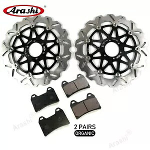Ducati MONSTER 750 2000 2001 / SPORT 620 2003 フロントブレーキローターディスク + パッド For Ducati MONSTER 750 2000 2001 / SPORT 620 2003 Front Brake Rotor Disc + Pads 【並行輸入品】